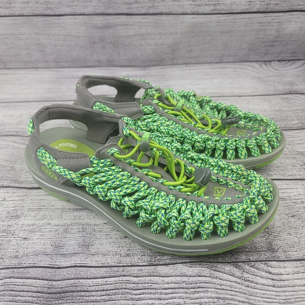 Keen Uneek Sandals Size 6 Womens 1014757 Green/Gray